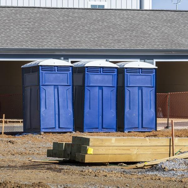 construction site portable toilets services our portable toilets on work sites once a week, but can also provide additional servicing if needed